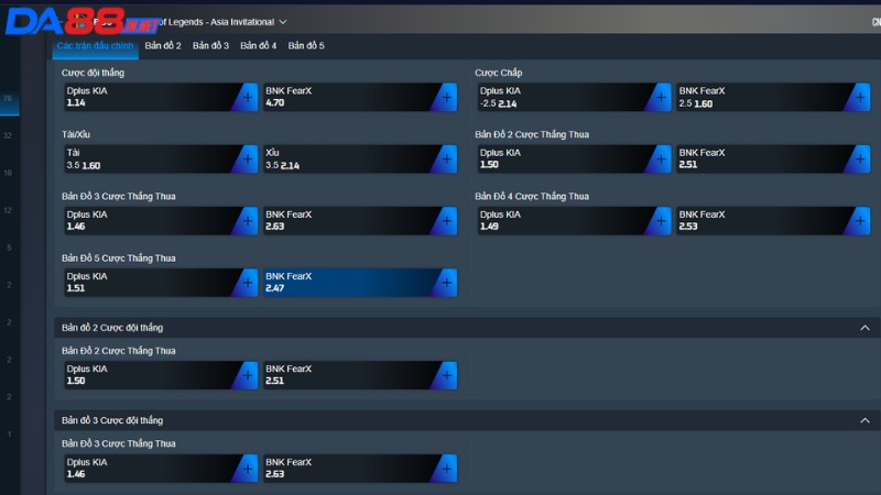 Đánh giá ưu điểm của hình thức Live Sport tại DA88