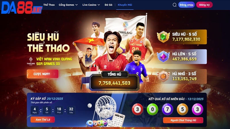 Tổng hợp các thể lệ chương trình Săn Hũ Thể Thao tại DA88